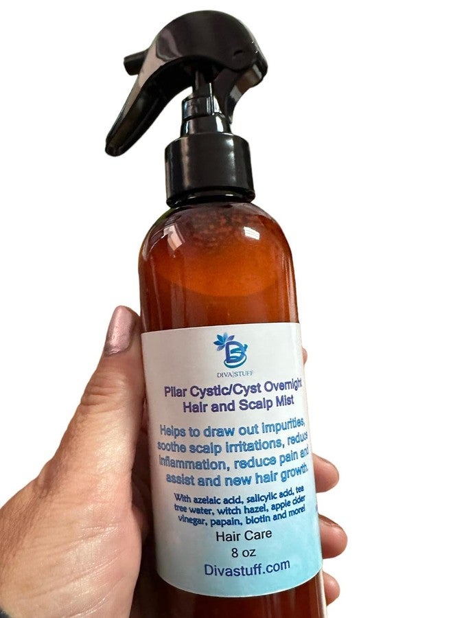 ديفا ستوف بخاخ ديفا ستاف بيلار سيست الليلي للشعر وفروة الرأس، للمساعدة في تقليل البثور والنتوءات على فروة الرأس وتعزيز نمو الشعر الجديد، مع حمض الساليسيليك وحمض الأزيليك وخل التفاح - Image 4